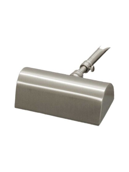 Traditional 5 inch Picture Light in Satin Nickel.